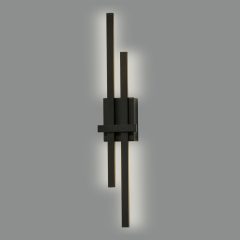   Shadow Wall Lamp 16/3796-54 Textured Black, LED 2x6W 760lm, CRI90 CL.I, Integrated LED, Kelvin 2700K-3000K Slide Switch
