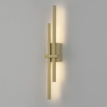 Shadow Wall Lamp 16/3796-54 Technical Gold, LED 2x6W 760lm, CRI90 CL.I, Integrated LED, Kelvin 2700K-3000K Slide Switch
