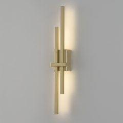   Shadow Wall Lamp 16/3796-54 Technical Gold, LED 2x6W 760lm, CRI90 CL.I, Integrated LED, Kelvin 2700K-3000K Slide Switch