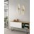   Shadow Wall Lamp 16/3796-54 Technical Gold, LED 2x6W 760lm, CRI90 CL.I, Integrated LED, Kelvin 2700K-3000K Slide Switch