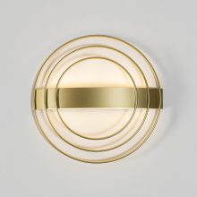 Ringo Wall Lamp 16/3813 Tech Gold, LED 13W 808lm, CRI90 CL.I, Integrated LED, Kelvin 2700K-3000K Slide Switch