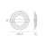   Ringo Wall Lamp 16/3813 Tech Gold, LED 13W 808lm, CRI90 CL.I, Integrated LED, Kelvin 2700K-3000K Slide Switch