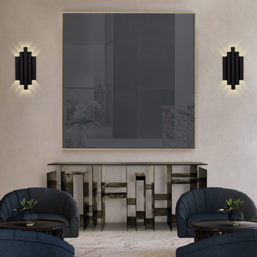 Robin Wall Lamp 16/3814 Textured Black, LED 21W 3000K 1625lm, CRI90 CL.I, Integrated LED