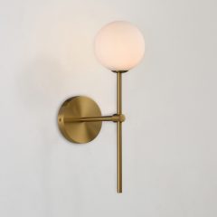   Doris Wall Lamp 16/3820 Antique Gold/Opal, LED G9 7W, CL.II IP44