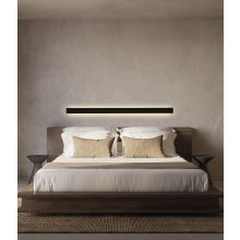 Fosca Wall Lamp 16/3833-60 Textured Black, LED 18W 1800lm, CRI90 CL.I, Integrated LED, Kelvin 2700K-3000K Slide Switch
