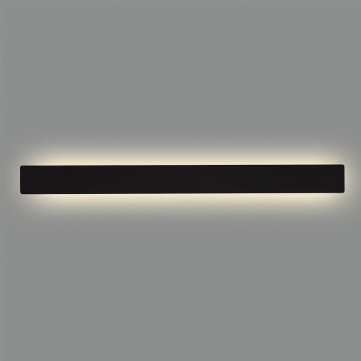 Fosca Wall Lamp 16/3833-90 Textured Black, LED 30W 2600lm, CRI90 CL.I, Integrated LED, Kelvin 2700K-3000K Slide Switch