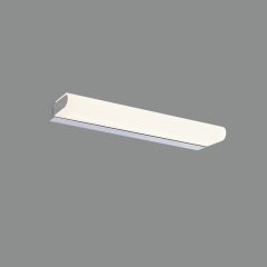   Tesla Wall Lamp 16/3834-35 Opal/Chrome, LED 13.6W 3000K 1100lm, CRI90 CL.II IP44, Integrated LED