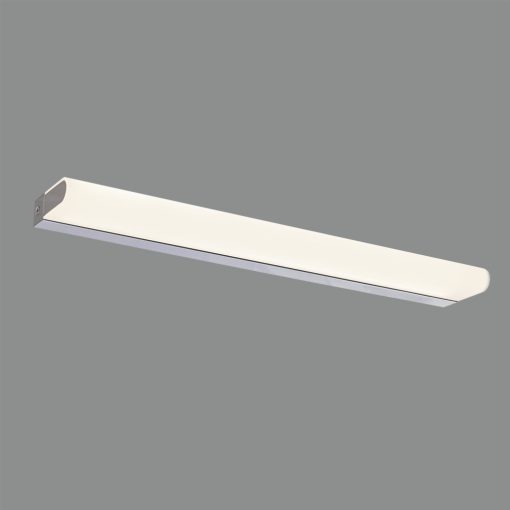 Tesla Wall Lamp 16/3834-55 Opal/Chrome, LED 22.6W 3000K 1850lm, CRI90 CL.II IP44, Integrated LED