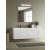   Tesla Wall Lamp 16/3834-55 Opal/Chrome, LED 22.6W 3000K 1850lm, CRI90 CL.II IP44, Integrated LED