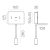   Calma Wall Lamp 16/3836 Textured White, LED 6W 3000K 630lm + 3W 3000K 285lm, CRI90 CL.I, Two switches, With USB, USB-C, Adjustable