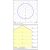   Luxur Wall Lamp 16/3840-30 Textured White, LED 20W 1200lm, CRI90 CL.I, Integrated LED, Kelvin 2700K-3000K Slide Switch