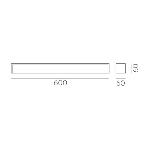 Tavi Wall Lamp 16/3850-60 Chrome, LED 18W 3000K 1500lm, CRI90 CL.II IP44, Integrated LED