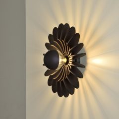   Rosa Del Desierto Wall Lamp 16/3912-45 Black, LED E27 15W, CL.I, MULTI-PACK