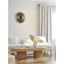 Rosa Del Desierto Wall Lamp 16/3912-45 Black, LED E27 15W, CL.I, MULTI-PACK