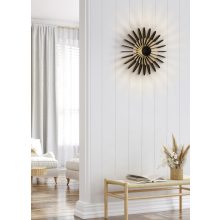 Rosa Del Desierto Wall Lamp 16/3912-60 Black, LED E27 15W, CL.I, MULTI-PACK