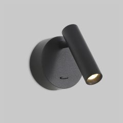   Atria Wall Lamp 16/3925 Textured Black, LED 3W 3000K 315lm, CRI90 CL.I, Integrated LED, With switch, Adjustable