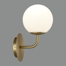 Parma Wall Lamp 16/3946-15 IP Matt Antique Gold/Opal, LED E27 15W, CL.II IP44, (E27 max. Ø45 mm)
