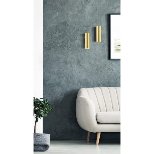 Modrian Wall Lamp 16/3951-18 Tech Gold/Black, LED GU10 2x8W, CL.I