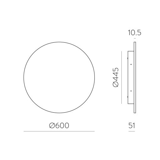 Combo Wall Lamp 16/3966-60 Textured Black, LED 20W 1350lm, CRI90 CL.I IP65, Integrated LED, Kelvin 2700K-3000K Slide Switch