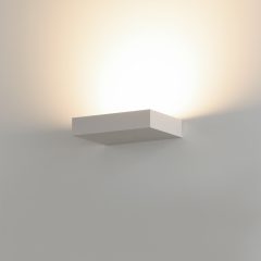  Brick Wall Lamp 16/3972-20 Textured White, LED 20W 2200lm, CRI90 CL.I, Integrated LED, Kelvin 2700K-3000K Slide Switch, Microplasmic Diffuser