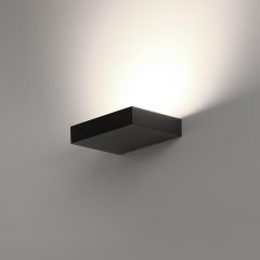   Brick Wall Lamp 16/3972-20 Textured Black, LED 20W 2200lm, CRI90 CL.I, Integrated LED, Kelvin 3000K-4000K Slide Switch, Microplasmic Diffuser