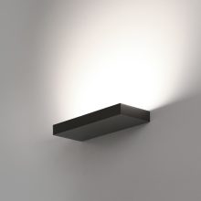 Brick Wall Lamp 16/3972-38 Textured Black, LED 38W 4340lm, CRI90 CL.I, Integrated LED, Kelvin 3000K-4000K Slide Switch, Microplasmic Diffuser