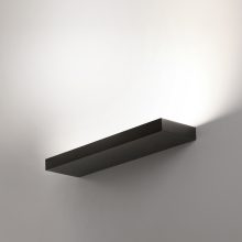Brick Wall Lamp 16/3972-56 Textured Black, LED 56W 6500lm, CRI90 CL.I, Integrated LED, Kelvin 2700K-3000K Slide Switch, Microplasmic Diffuser