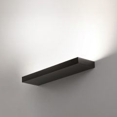   Brick Wall Lamp 16/3972-56 Textured Black, LED 56W 6500lm, CRI90 CL.I, Integrated LED, Kelvin 2700K-3000K Slide Switch, Microplasmic Diffuser
