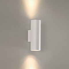  Pipe Wall Lamp 16/3986-2 Textured White, LED COB 2x6W 3000K 1240lm, CRI90 CL.I, Integrated LED