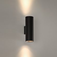 Pipe Wall Lamp 16/3986-2 Textured Black, LED COB 2x6W 3000K 1240lm, CRI90 CL.I, Integrated LED