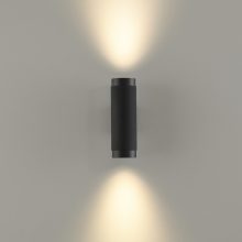 Lux Wall Lamp 16/3989-2 Textured Black/Black, LED COB 2x6W 3000K 1240lm, CRI90 CL.I, Integrated LED