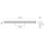   Dune Wall Lamp 16/3992-60 Opal/Chrome, LED 19W 1780lm, CRI90 CL.II IP44, Integrated LED, Kelvin 3000K-4000K Slide Switch