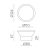   Yes Wall Lamp 16/3993 White, LED 4W 2700K 315lm, CRI90 CL.I IP65, Integrated LED