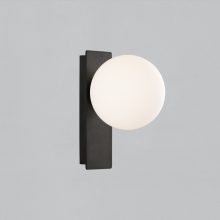Kin Wall Lamp 16/8169 Textured Black/Opal, LED 8W 2700K 370lm, CRI90 CL.I, Integrated LED