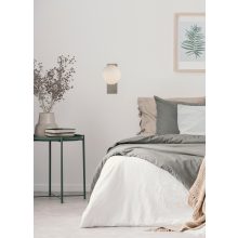 Kin Wall Lamp 16/8169 Nickel Mat/Opal, LED 8W 2700K 370lm, CRI90 CL.I, Integrated LED