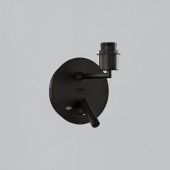   Stilo Wall Lamp 16/8202 Textured Black, LED 3W 3000K 285lm + LED E27 15W, CRI90 CL.I, MULTI-PACK, Two switches, With USB, USB-C