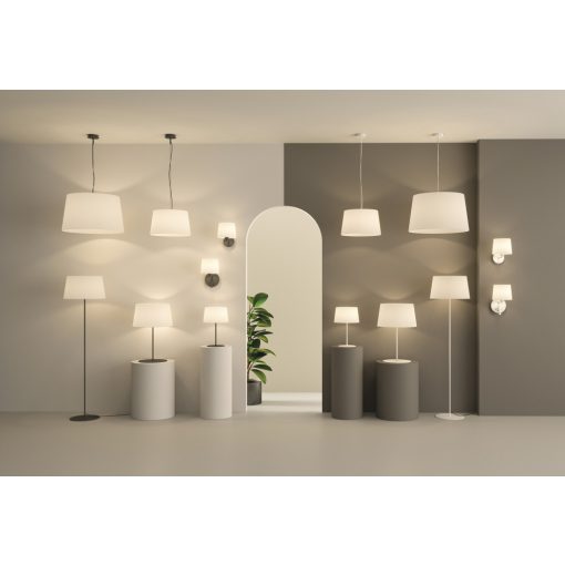 Stilo Wall Lamp 16/8202 Textured Black, LED 3W 3000K 285lm + LED E27 15W, CRI90 CL.I, MULTI-PACK, Two switches, With USB, USB-C