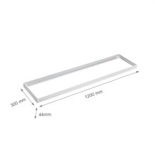 Kiemelő keret Falon kívüli FIXTURE Süllyesztett LUMINAIRE  ALGINE 300X1200MM