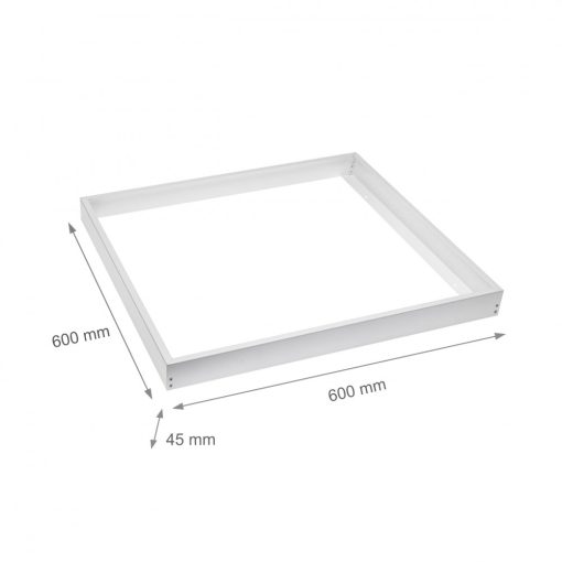 Kiemelő keret Falon kívüli FIXTURE Süllyesztett LUMINAIRE  ALGINE LINE/ALGINE PREMIUM 600X600MM .THE SCREWS, WH