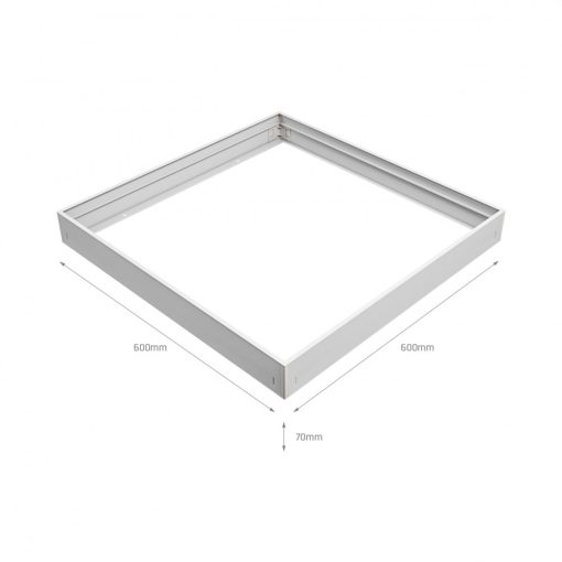 Kiemelő keret Falon kívüli FIXTURE Süllyesztett LUMINAIRE ALGINE BACKLIGHT 600X600x70MM