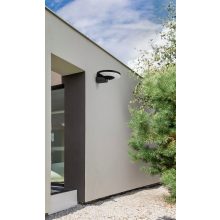 Gloss Wall Lamp Solar 16/2074 Textured Anthracite, LED 5W 3000K 500lm, CRI90 CL.III IP65, Integrated LED, Built-in battery, Solar