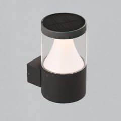   Brisk Wall Lamp Solar 16/2085 Textured Anthracite, LED 3W 3000K 130lm, CRI90 CL.III IP65, Integrated LED, Built-in battery, Solar