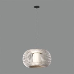   Mirta Pendant lamp 3055/38 Stone, Kit Text. Black, LED E27 15W, CL.I, MULTI-PACK