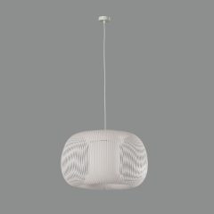   Mirta Pendant lamp 3055/45 White, Kit Text. White, LED E27 15W, CL.I, MULTI-PACK