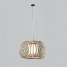 Mirta Pendant lamp 3055/45 Stone, Kit Text. Black, LED E27 15W, CL.I, MULTI-PACK