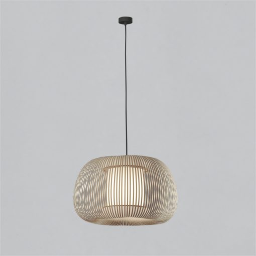 Mirta Pendant lamp 3055/45 Stone, Kit Text. Black, LED E27 15W, CL.I, MULTI-PACK
