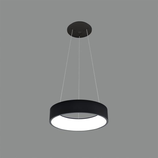 Dilga Pendant lamp 3450/45 Textured Black, LED 27W 2100lm, CRI90 CL.I, Integrated LED, Kelvin 2700K-3000K Slide Switch