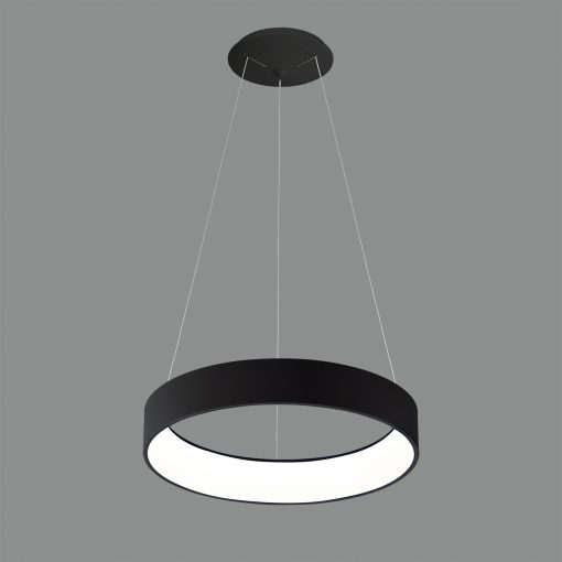 Dilga Pendant lamp 3450/60 Textured Black, LED 48W 3730lm, CRI90 CL.I, Integrated LED, Kelvin 2700K-3000K Slide Switch, Casambi, ON-DEMAND **