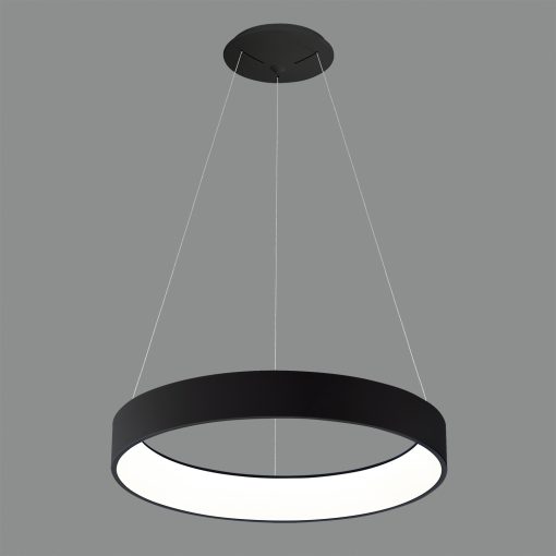 Dilga Pendant lamp 3450/90 Textured Black, LED 126W 9800lm, CRI90 CL.I, Integrated LED, Kelvin 2700K-3000K Slide Switch, Casambi, ON-DEMAND **