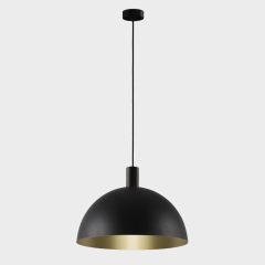   Tiga Pendant lamp 3707/35 Textured Black/Tech Gold, LED E27 15W, CL.I, MULTI-PACK